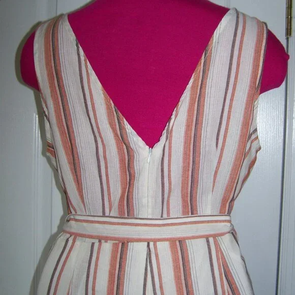Shein Striped Jumpsuit Sz L - Picture 7 of 9